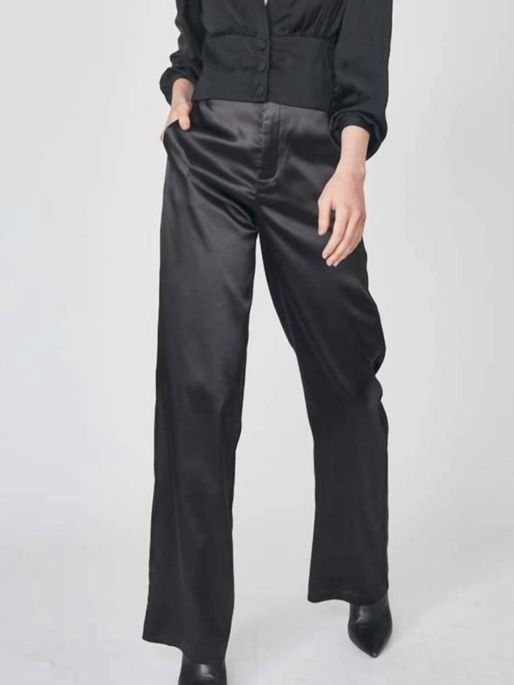 New Deluc Nicoletti Black Pants Size Small